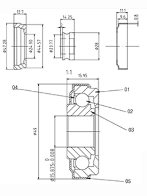 Bearing No.GRB238